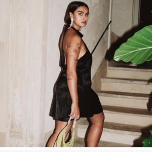 Zara mini halter neck